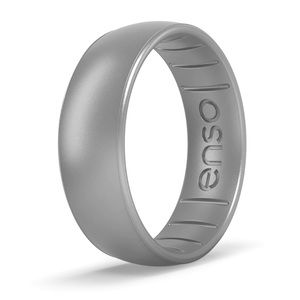 Enso Elements Classic Silicone Ring - Silver
